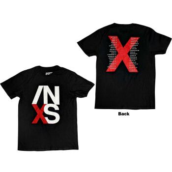 INXS tričko US Tour Čierna XXL