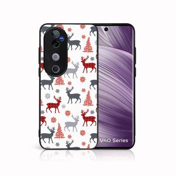 MY ART Kryt s vianočným dizajnom Vivo V40 5G DEER (068)