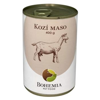 BOHEMIA PET FOOD Konzerva kozie mäso vo vlastnej šťave pre psov 400 g