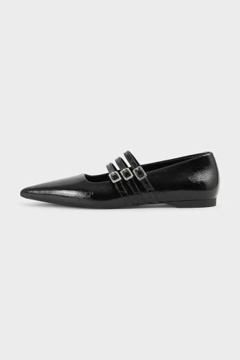 Kožené balerínky Vagabond Shoemakers HERMINE čierna farba, 5833-260-20