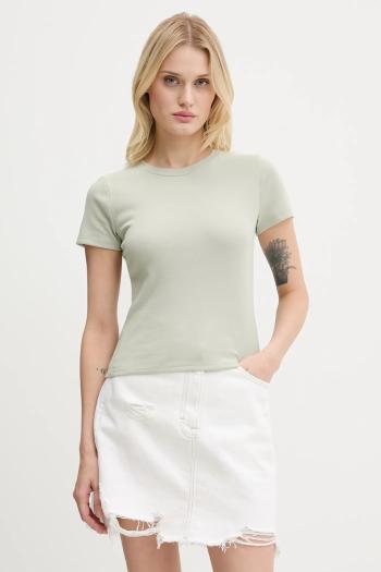 Tričko Hollister Co. dámske, zelená farba, KI339-5131