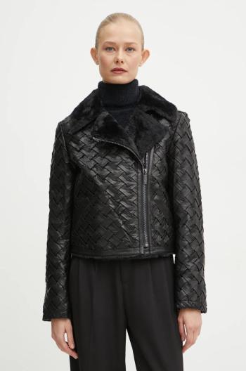 Bunda Marciano Guess CAMILLE dámska, čierna farba, prechodná, 4BGL31 7204A