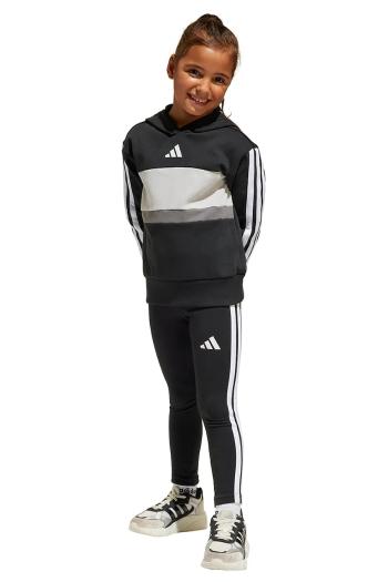 Detská tepláková súprava adidas SPORTY STREET čierna farba, JI6218