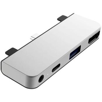 HyperDrive 4-in-1 USB-C Hub pre iPad Pro – Strieborný (HY-HD319E-SILVER)