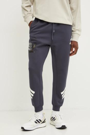 Tepláky adidas x Mandalorian šedá farba, s potlačou, JI5724