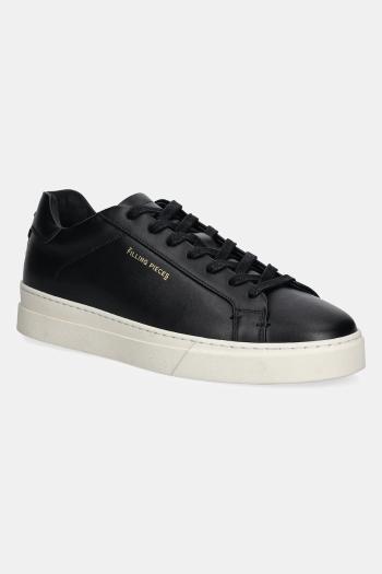 Kožené tenisky Filling Pieces Tiebreak Core čierna farba, 78913681861