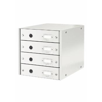 LEITZ Zásuvkový box Click&Store, 4 zásuvky, biela