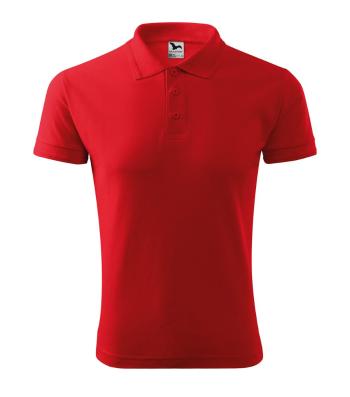 MALFINI Pánska polokošeľa Pique Polo - Červená | XL