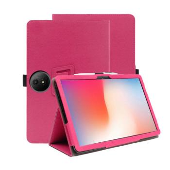 LEATHER Zaklápacie puzdro pre TCL NxtPaper 11 Plus ružové
