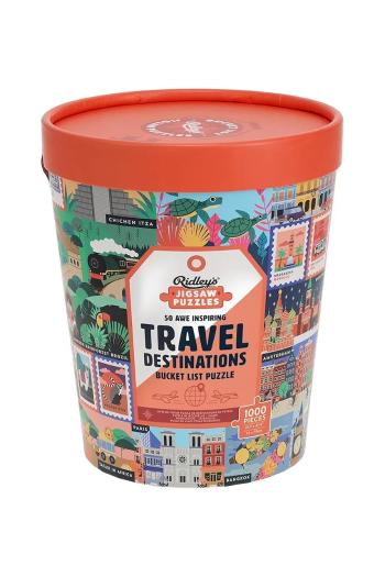 Puzzle Chronicle Books Ridley's 50 Awe-Inspiring Travel Destinations Bucket List 1000 elementów viac farieb