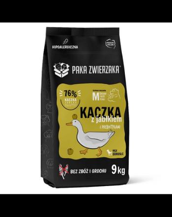 PAKA ZWIERZAKA Seven’th Heaven Duck &amp; apple Adult 9 kg Hrana pentru caini, cu rata si mar