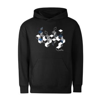 Bontis Mikina CUBES - Čierna | S