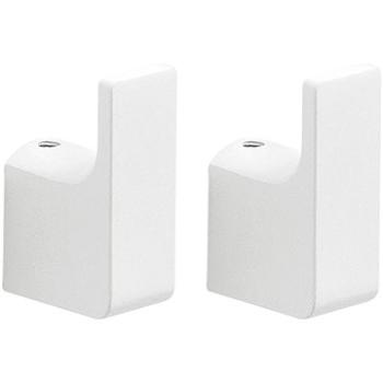 GEDY PIRENEI háčik, balenie 2 ks, biely mat (PI2702)