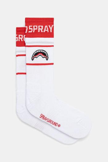 Ponožky Sprayground biela farba, SP15021WHT