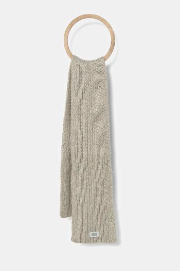 Šál UGG CHUNKY SCARF šedá farba, melanžový, 100028