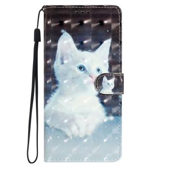 ART Peňaženkový kryt pre Motorola Edge 50 WHITE CAT