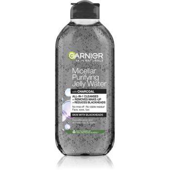 Garnier Skin Naturals Pure Charcoal čistiaca micelárna voda s gélovou textúrou 400 ml