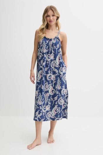Nočná košeľa Lauren Ralph Lauren tmavomodrá farba, ILN02433