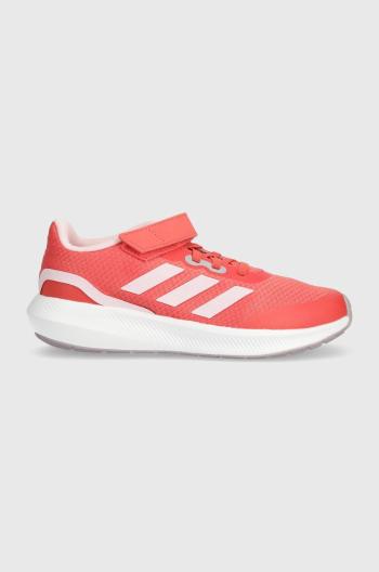 Detské tenisky adidas RUNFALCON 3.0 EL K oranžová farba