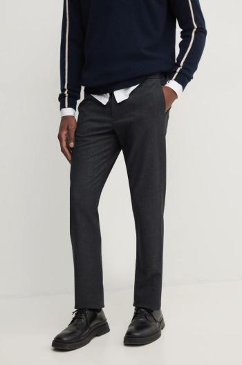Nohavice PS Paul Smith pánske, čierna farba, priliehavé, M2R.922P.N22214