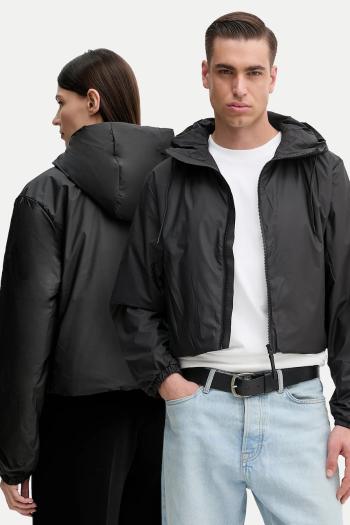 Bunda Rains Lohja Short Insulated Jacket W3T1 čierna farba, prechodná, 15780
