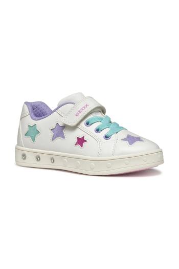 Detské tenisky Geox SKYLIN biela farba, J558WB.0BCKC