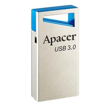 Apacer USB flash disk, USB 3.0, 64GB, AH155, strieborný, AP64GAH155U-1, USB A, s poutkom