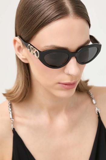 Slnečné okuliare Michael Kors EMPIRE OVAL dámske, čierna farba, 0MK2192
