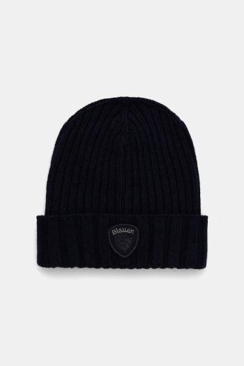 Vlnená čiapka Blauer KENWOOD tmavomodrá farba, BLUA05298