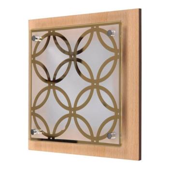 Nástenná/stropná lampa 24x24cm 60W E27 v kruhoch Planta