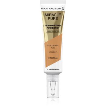 Max Factor Miracle Pure Skin dlouhotrvající make-up SPF 30 odstín 76 Warm Golden 30 ml