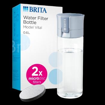 BRITA Fill&Go Vital filtračná fľaša na vodu, modrá 0.6 l