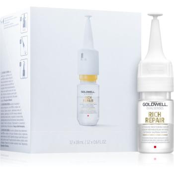 Goldwell Dualsenses Rich Repair intenzívne obnovujúce sérum pre suché a poškodené vlasy 12 x 18 ml