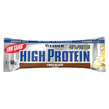 WEIDER Low Carb High proteínová tyčinka čokoládová 50 g