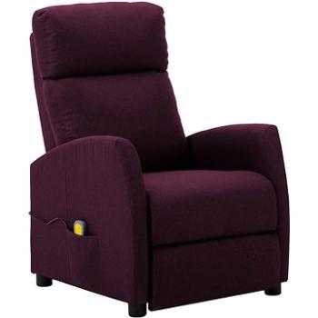 Shumee polohovacie fialové textil, 3073653