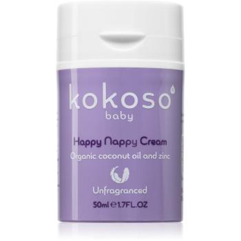 Kokoso Baby Happy Nappy Cream detský ochranný krém na zapareniny bez parfumácie 50 ml