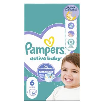 PAMPERS Active baby plienky veľkosť 6 pre 13 - 18 kg 96 ks