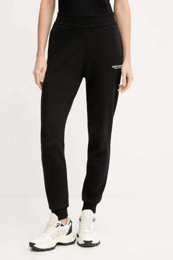 Bavlnené tepláky Armani Exchange čierna farba, jednofarebná, XW001454 AF10830