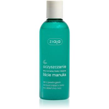 Ziaja Manuka Tree Purifying peelingový čistiaci gél pre stiahnuté póry 200 ml
