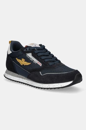 Tenisky Aeronautica Militare SC288CT3545 pánske, tmavomodrá farba, SC288CT3545