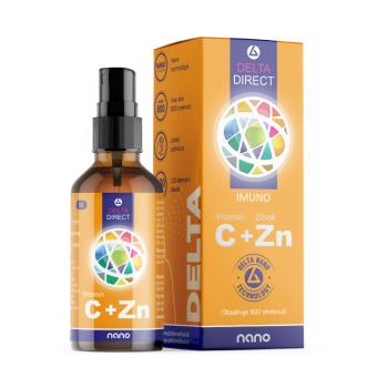 DELTA DIRECT Imuno vitamín C + zinok sprej na pokožku 100 ml