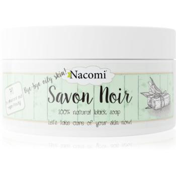 Nacomi Bye-Bye oily skin! čierne mydlo na tvár a telo 120 g