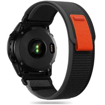 Tech-Protect Scount remienok na Garmin Fenix 5 / 6 / 6 Pro / 7 / 8 47mm / E, black/orange