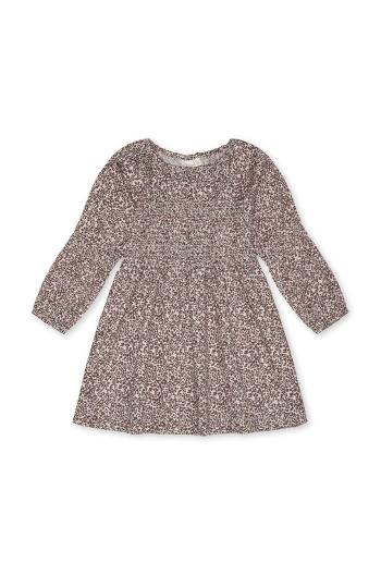 Dievčenské bavlnené šaty That's mine 024628 Brianna Dress hnedá farba