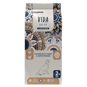 KRAFTIA Vida Super Adult M/L Chicken&Turkey granule pre psov, Hmotnosť balenia (g): 12 kg