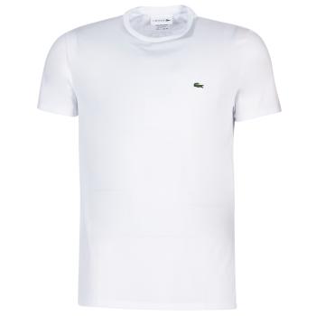 Lacoste  TH6709  Tričká s krátkym rukávom Biela