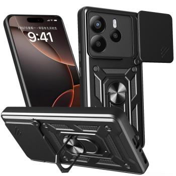 RING CAMERA Kryt s držiakom pre Xiaomi Redmi Note 14 5G čierny