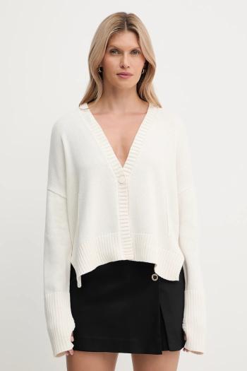 Bavlnený kardigán Armani Exchange béžová farba, XW001304 AF16552
