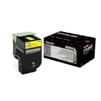 Lexmark 80C0S40 žltý (yellow) originálny toner