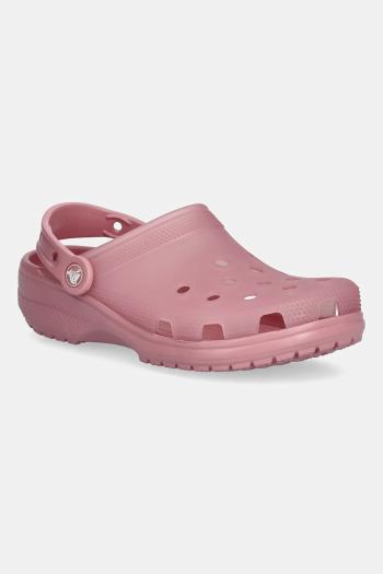 Šľapky Crocs Classic Frosted Clog ružová farba, 210928